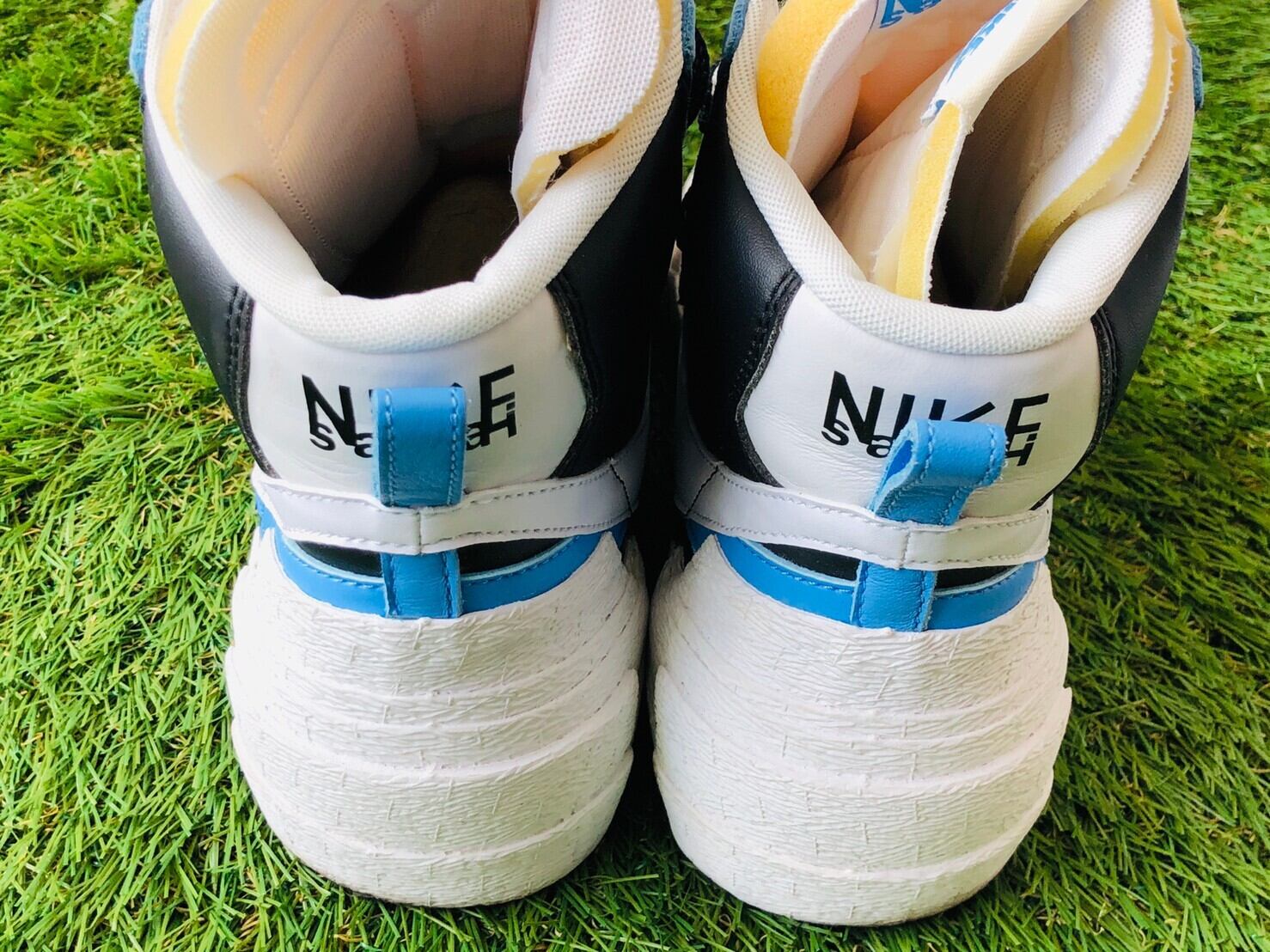 NIKE × sacai BLAZER MID 27cm BV0072-001 BLUE 200JH8233 | BRAND 