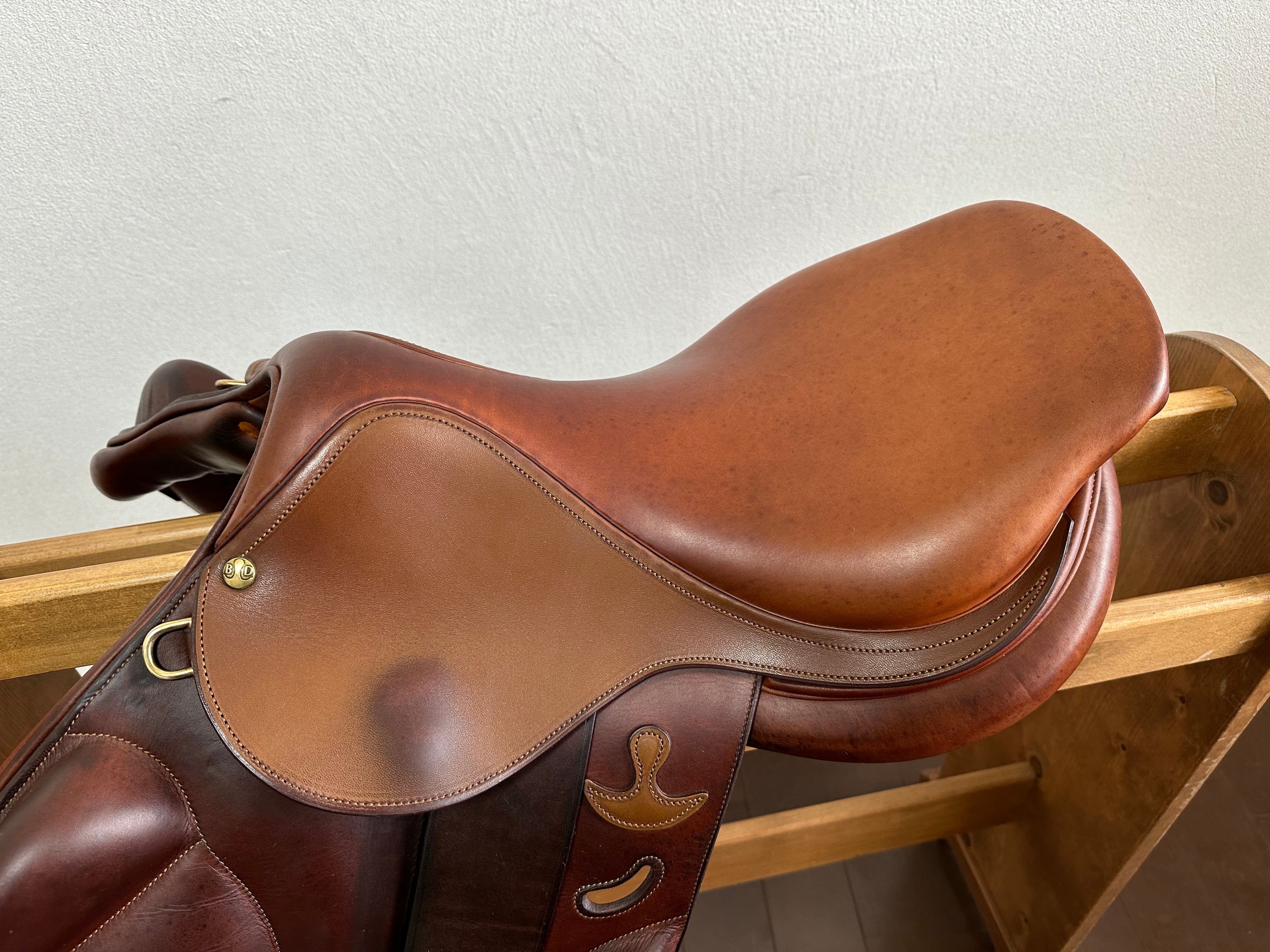レディース・キッズ乗馬鞍 BD(Bruno Delgrange) F17.5 アウトレット S 