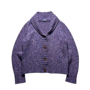 MALO pure cashmere shawl collar knit cardigan