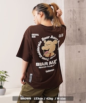 ◆BEARサガラ刺繍 ビッグTシャツ◆bf-07052