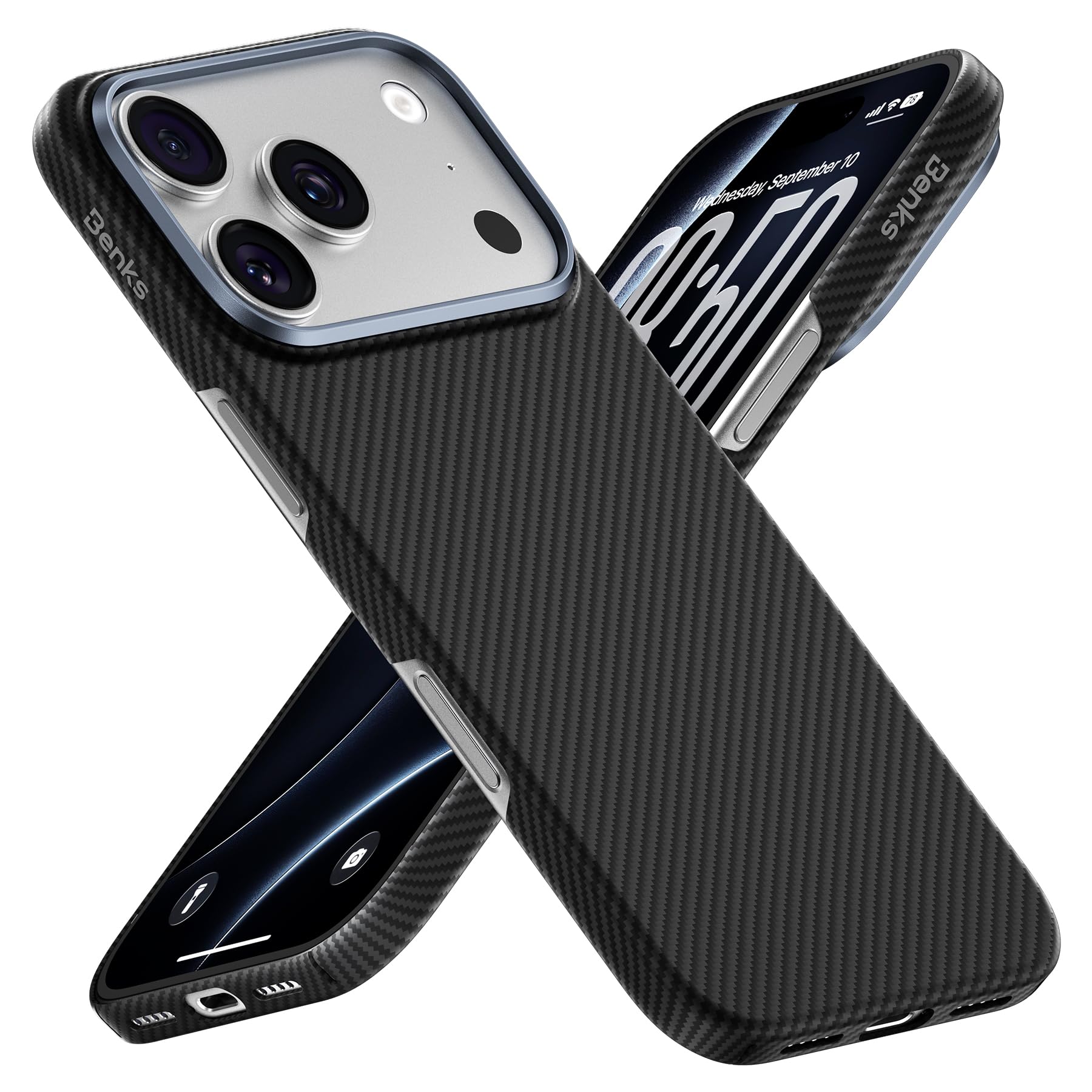 BENKS ArmorAir iPhone 18 Pro Max用ケース ケブラーアラミド繊維 MagSafe対応 薄型 超軽量 極薄 カーボン風