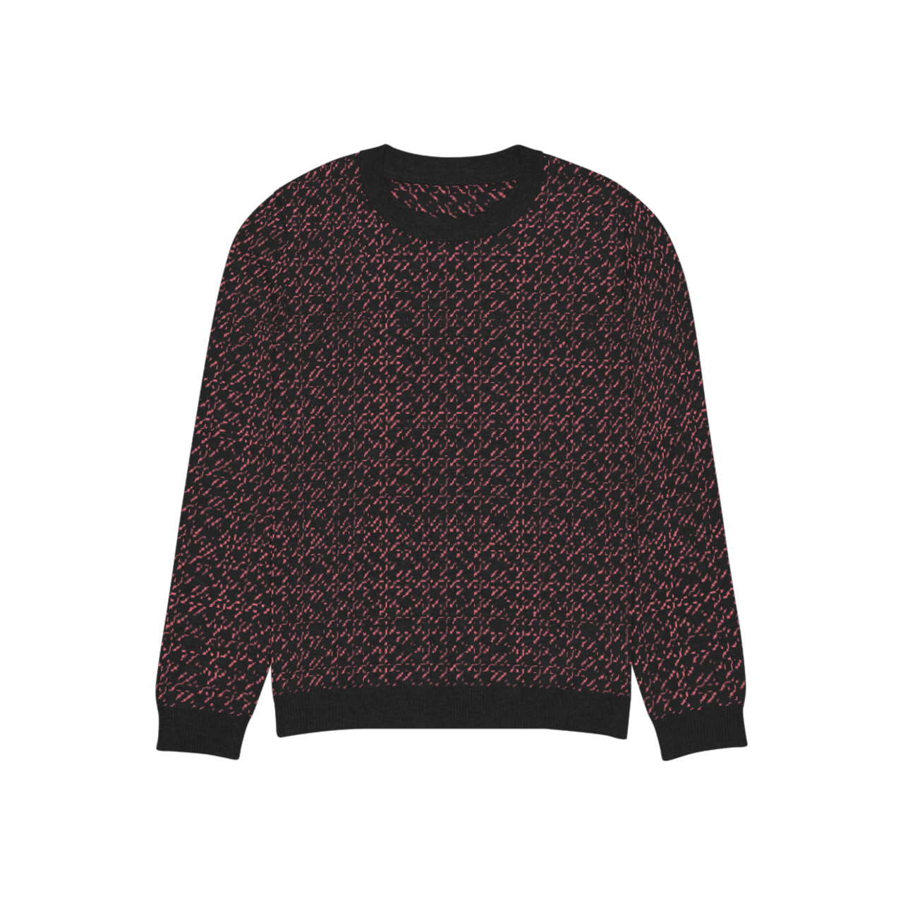 【041】Black&Pink Mixed Knit