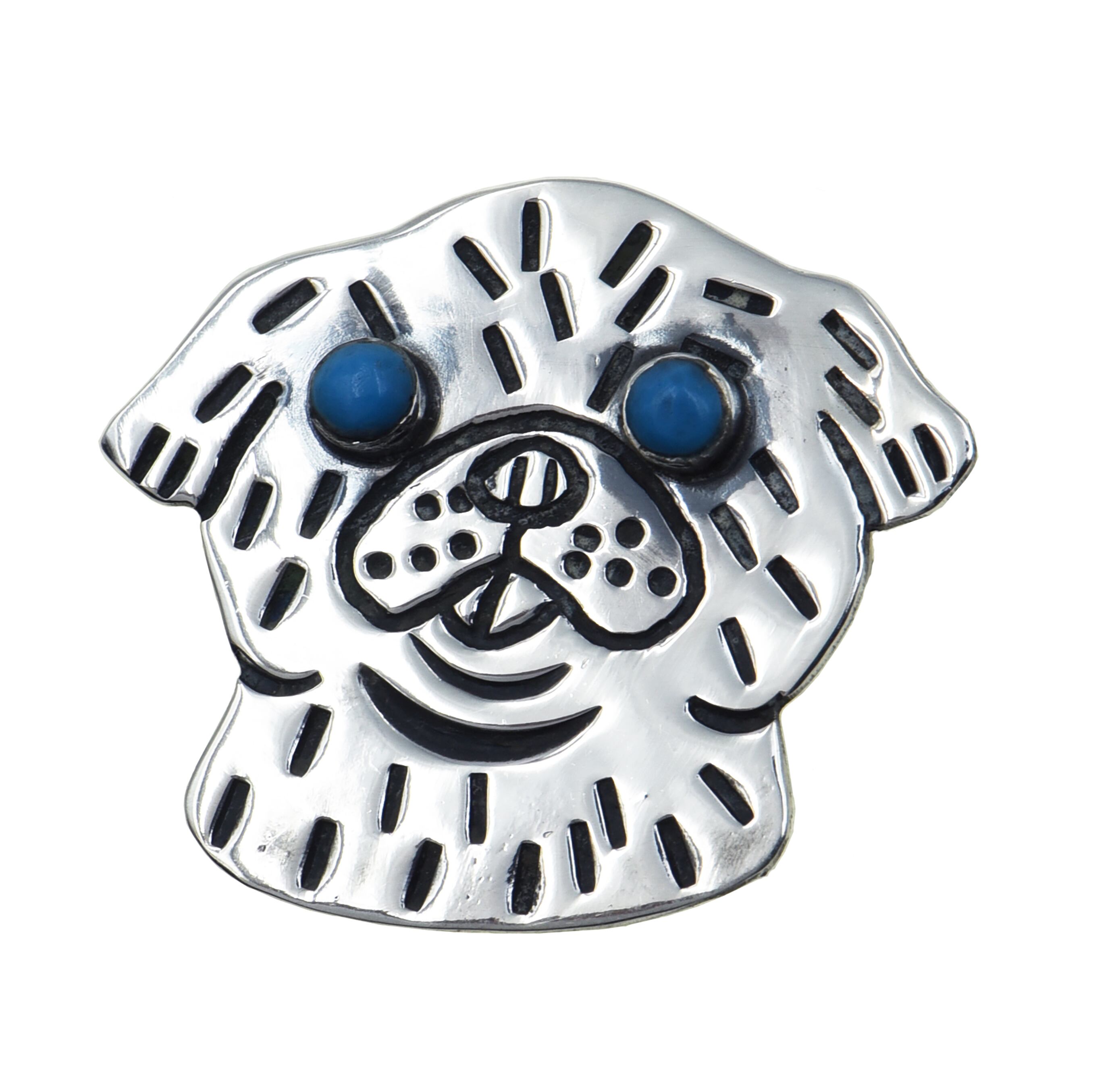 NEWTIVE BADGE PEKINGESE (Turquoise) -ペギニーズ- | Munqa