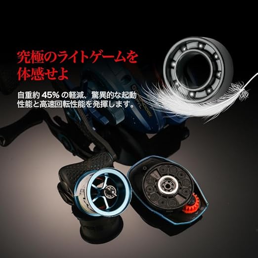 PYL』ブラックセラミックベアリング リールベアリング 交換パーツ 完全