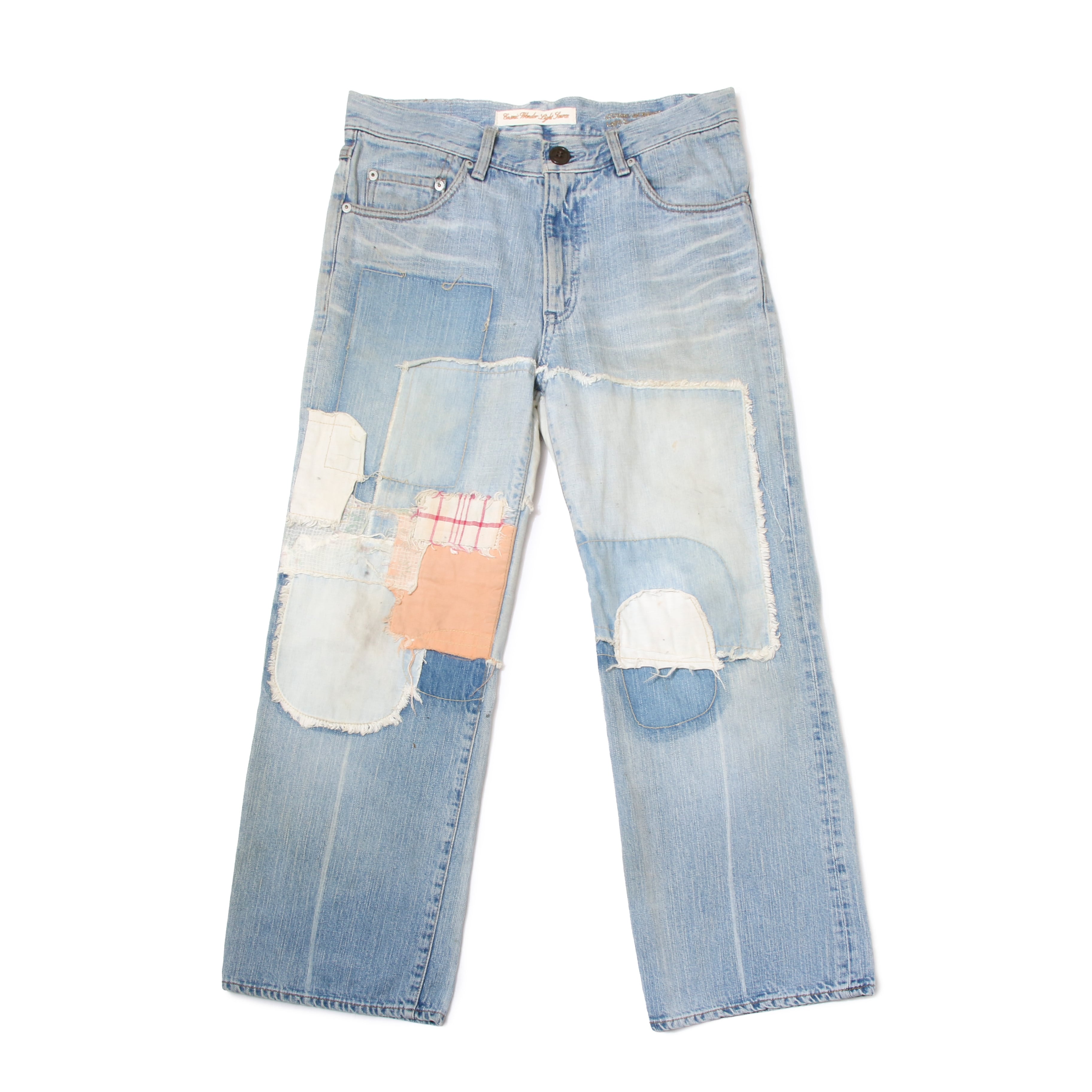 CosmicWonder 00s LightSourcePatchWorkWideDenimPants | DAMMIT