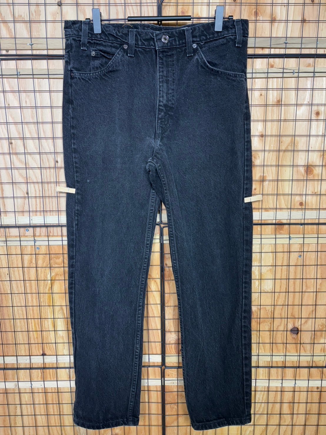 Levis リーバイス デニムパンツ ブラック 34×30 505 刻印968 MADE IN