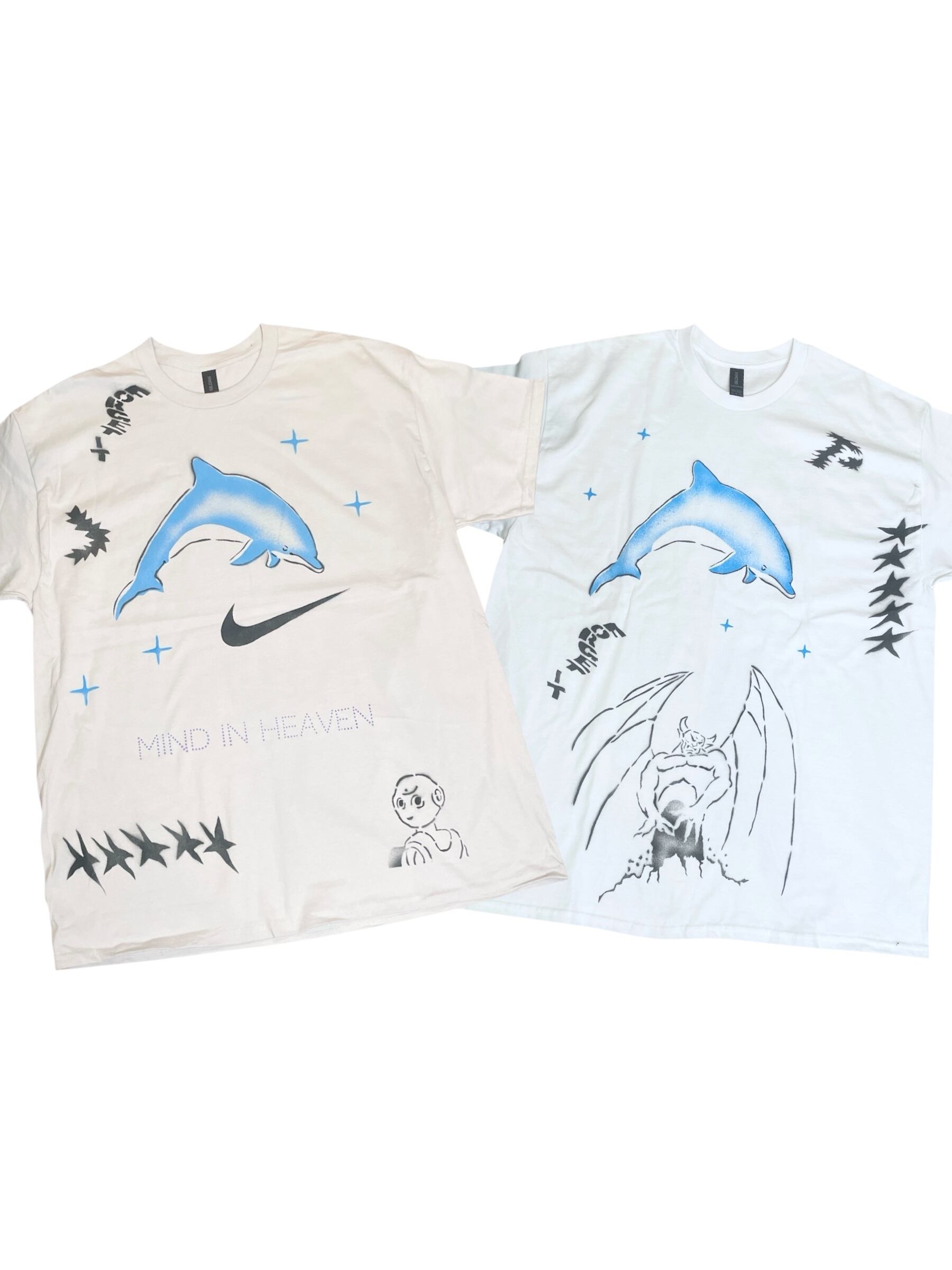 perfect plan Stencil T-shirt 【XL】