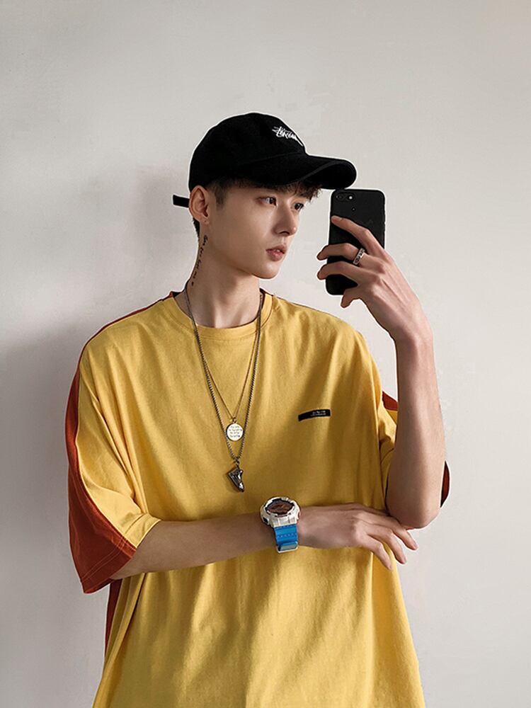 全2色 Tシャツ カットソー プリント カジュアル シンプル