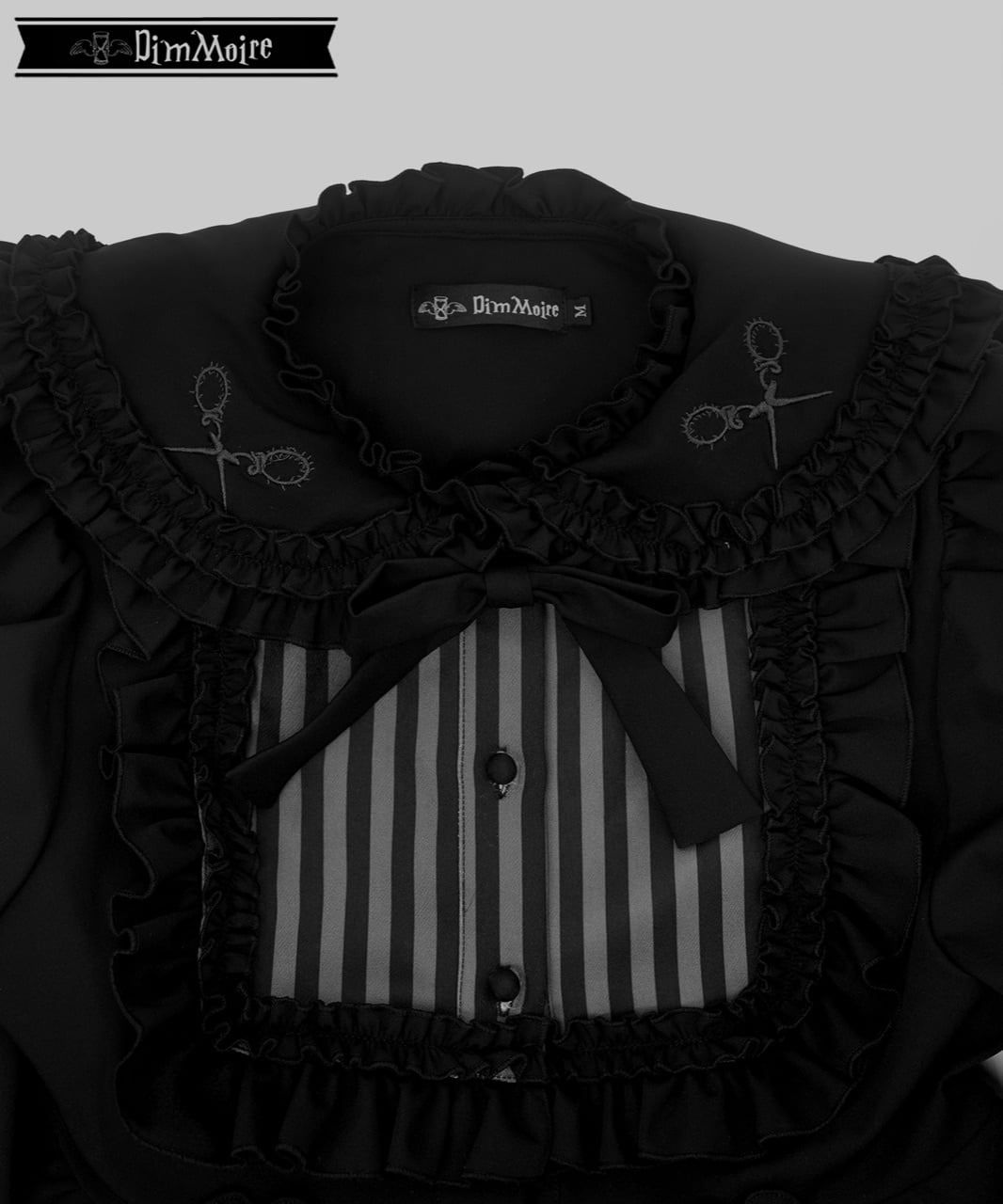 絶メイドワンピース【Black&Stripe】 | DimMoire