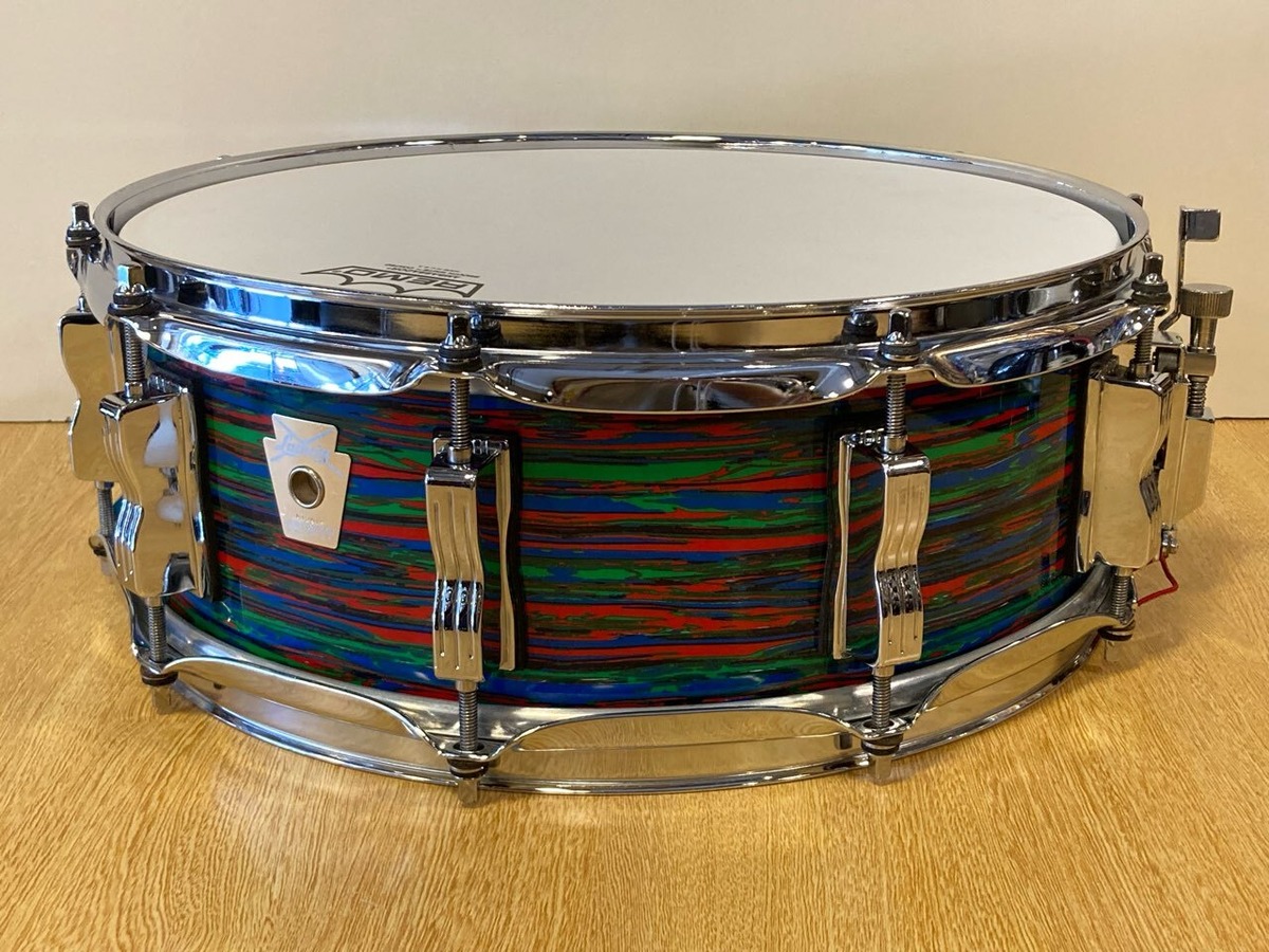 USED]LUDWIG LS401 CLASSIC MAPLE 14 ×5 PSYCHEDELIC RED | DRUM SHOP ACT