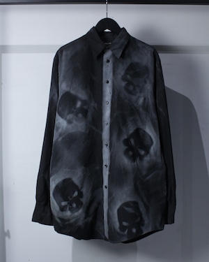 【Caka BLACK】Spray Remake Custom Loose L/S Shirt