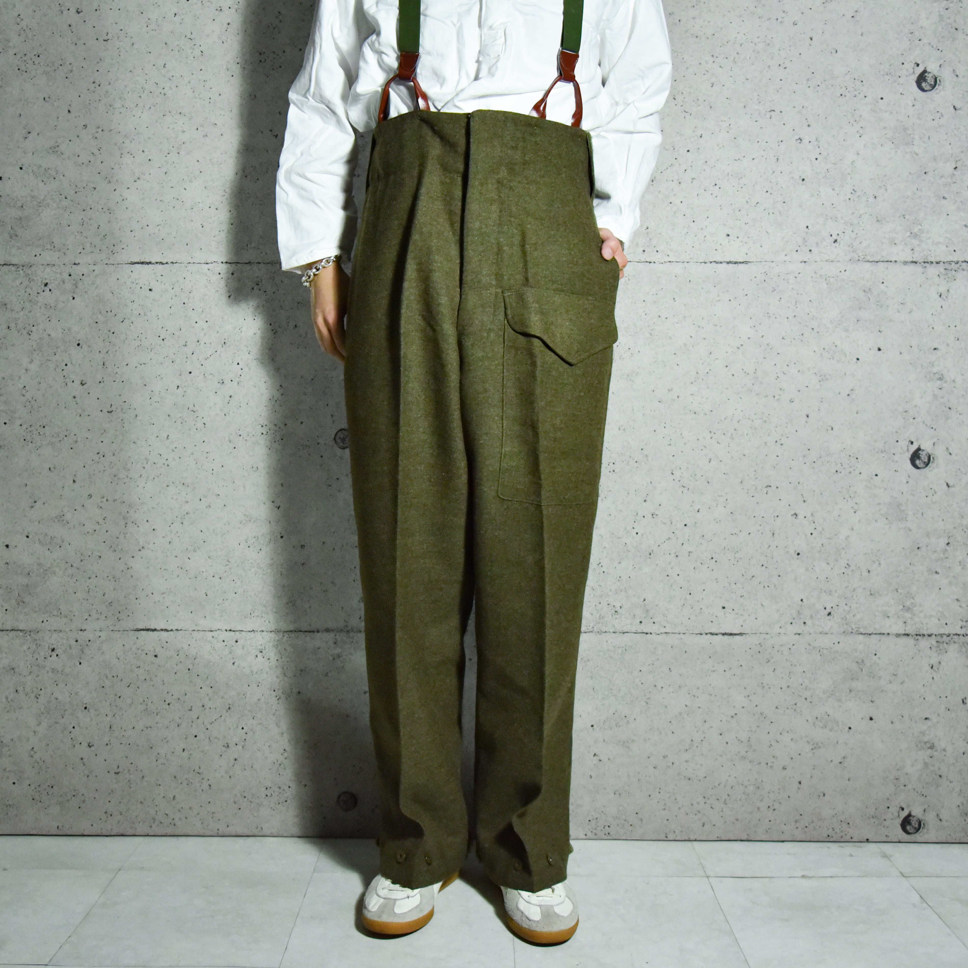 DEAD STOCK】Canadian Army Wool Battle Dress Trousers カナダ軍 