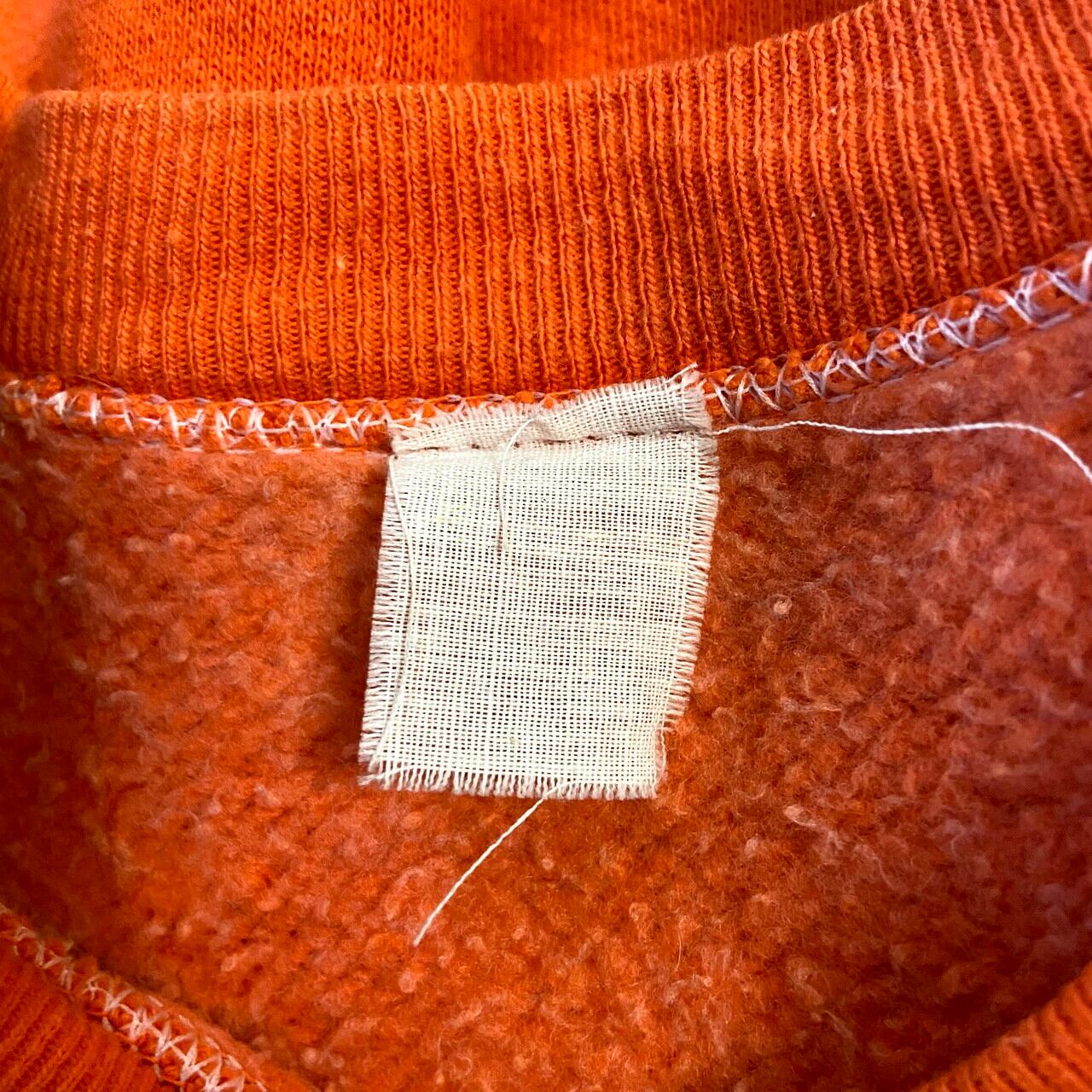 USA製 60年代 WESLEYAN カレッジ フロッキープリント スウェット