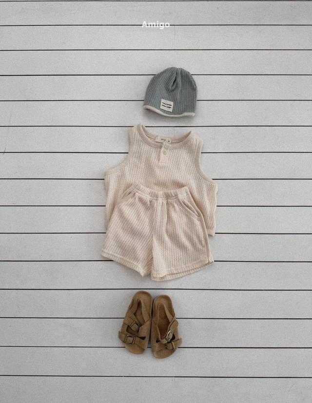 《予約》送料無料【Amigo】Rain Jacquard Sleeveless