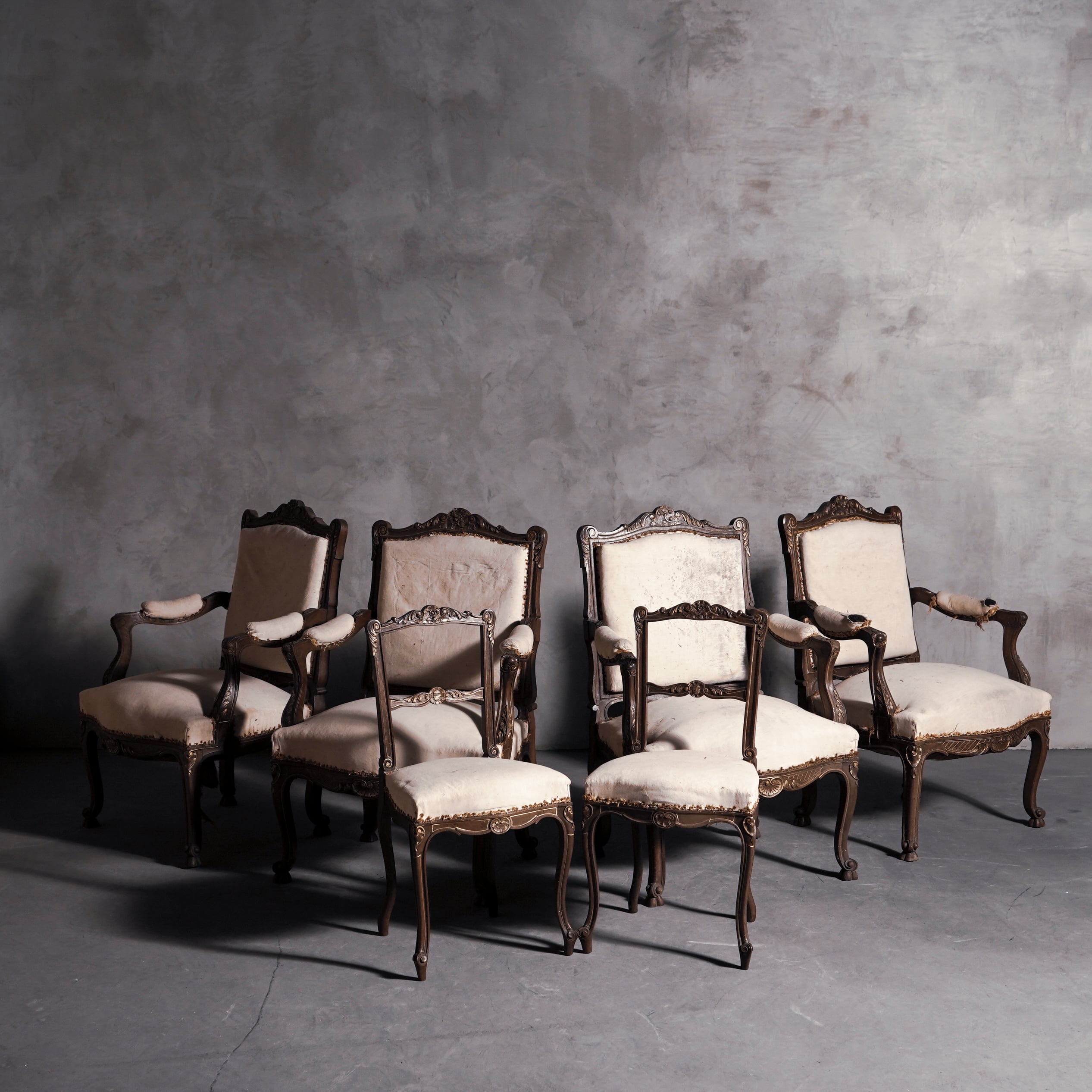 チェア/アンティークヌードチェア/アームチェア/サロンチェア