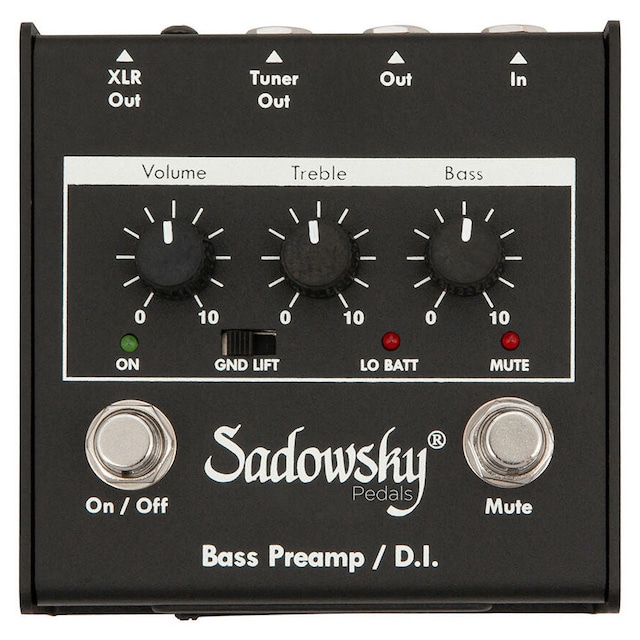 Sadowsky Pedals SAC PED SBP 1 V2 [Outboard Bass Preamp / DI]