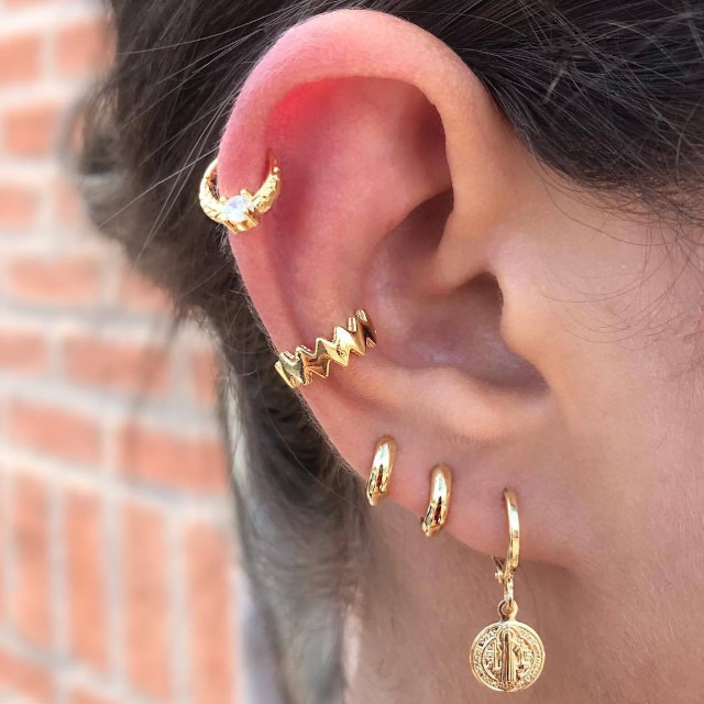 ピアス レディース ピアス フープピアス イヤーカフ 片耳 ピアスセット 