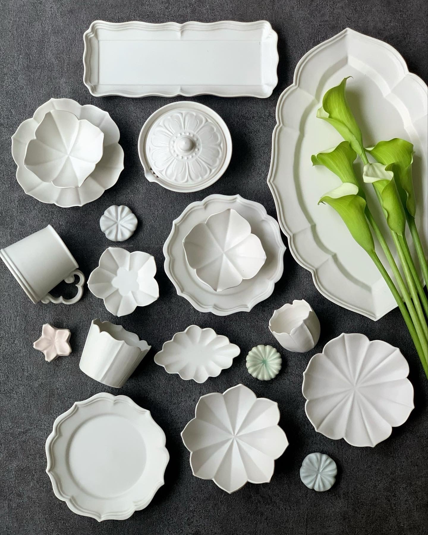 臼杵焼 オーバル皿L | Floraison Table フロレゾンテーブル