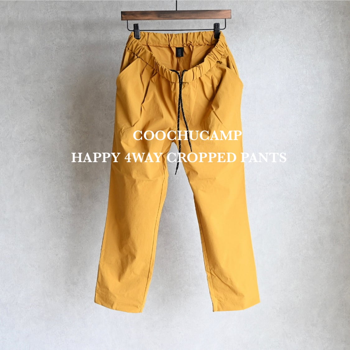 COOCHUCAMP】HAPPY 4WAY CROPPED PANTS クーチューキャンプ | comoda.com