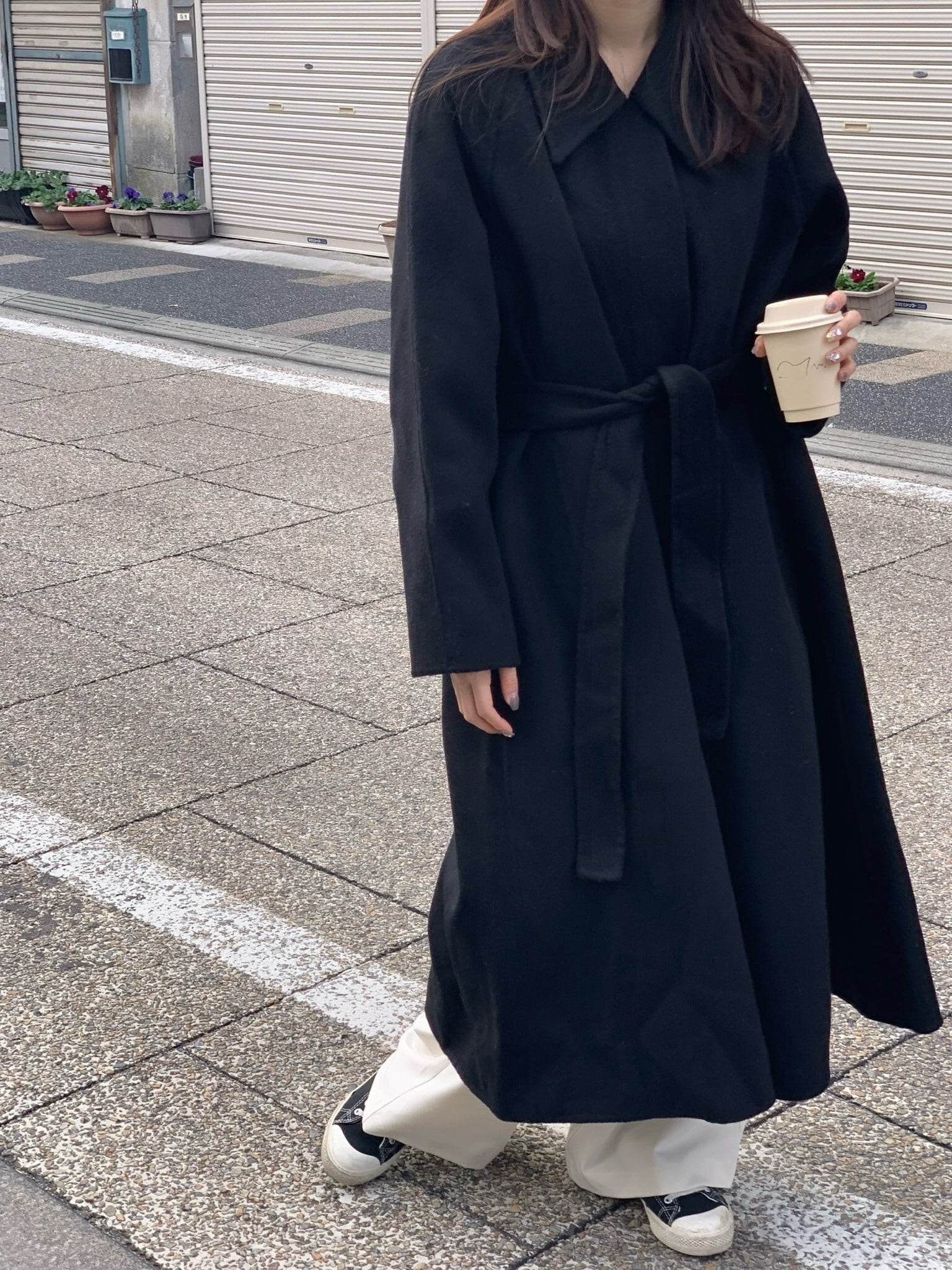 100% Wool Long Coat | mineng マイング 公式通販サイト