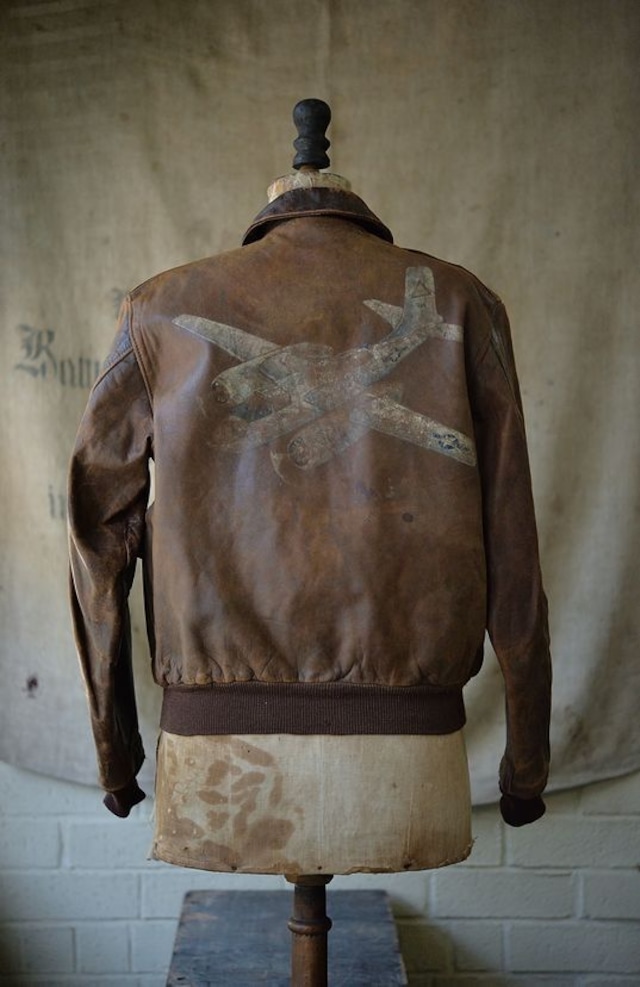 Original Type A-2 jacket. Manufactured by Rough Wear Clothing Co. size 40