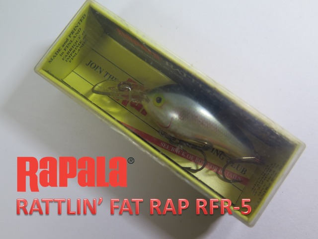 Rapala RATTLIN' FAT RAP RFR-5 ラパラ　ラトリン　ファットラップ　SHAD　　F-L81-04