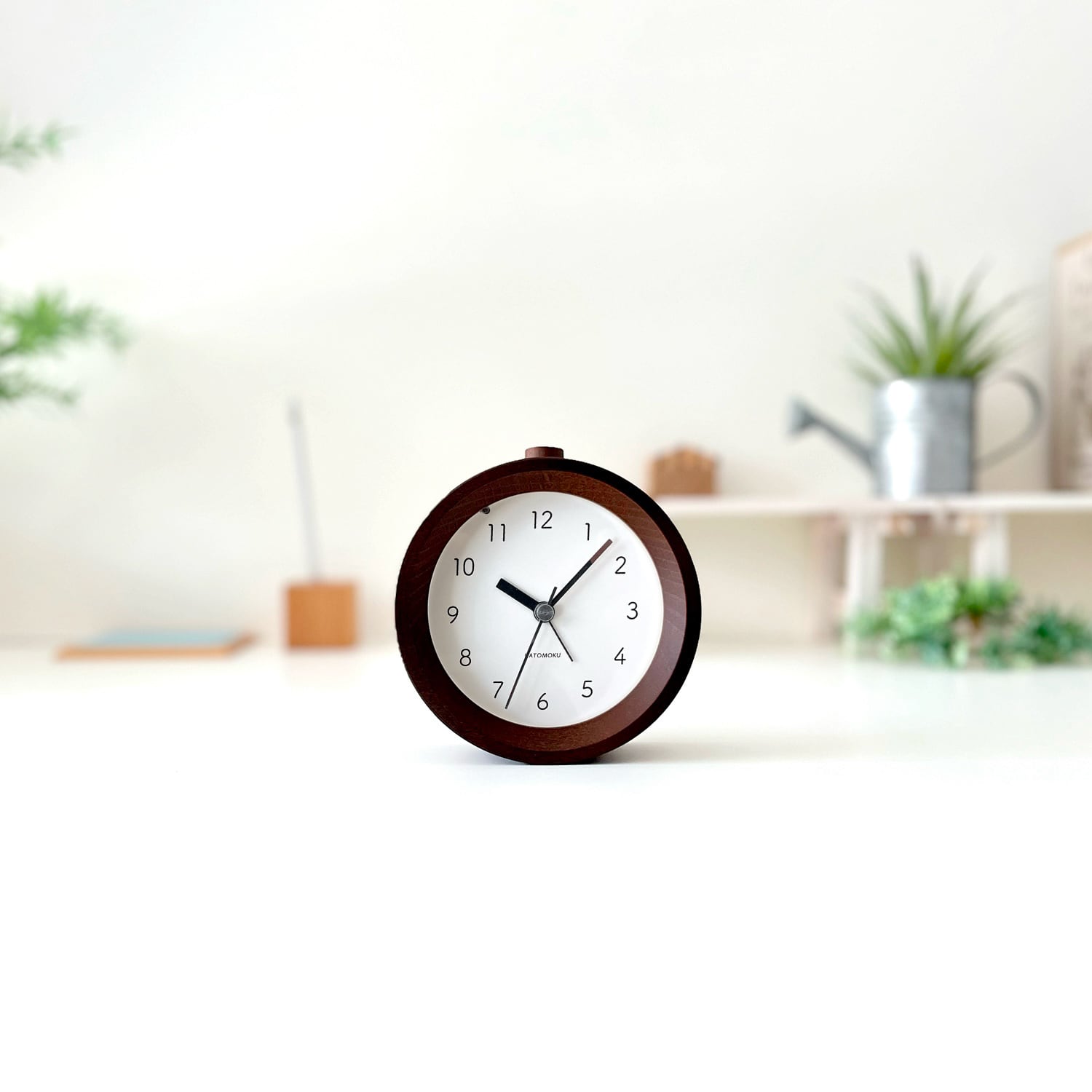 KATOMOKU Alarm Clock 6 ブラウン km-89BR | 加藤木工株式会社 online shop