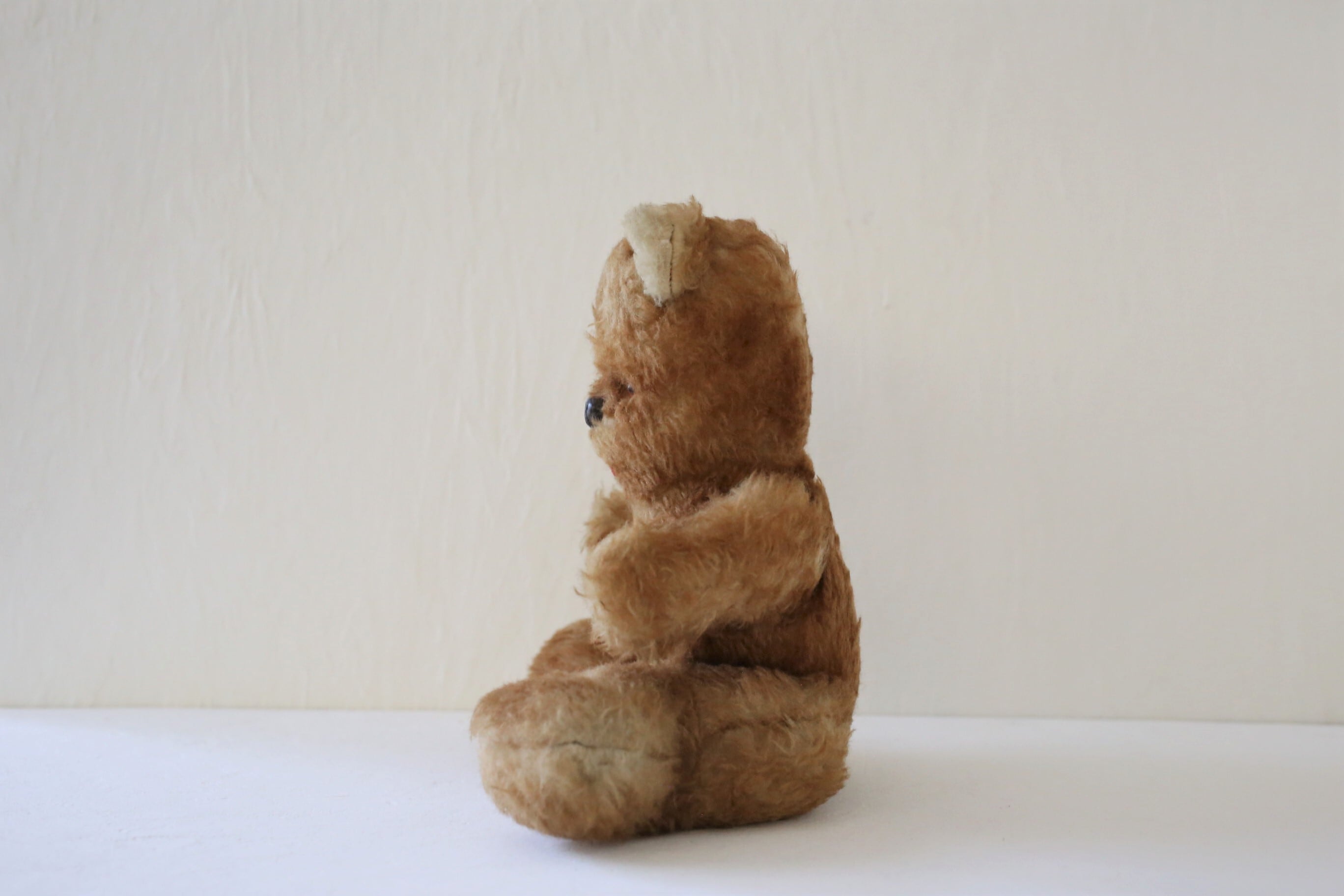 フランス アンティーク ヴィンテージ テディベア 『ぺしゃんこ顔が