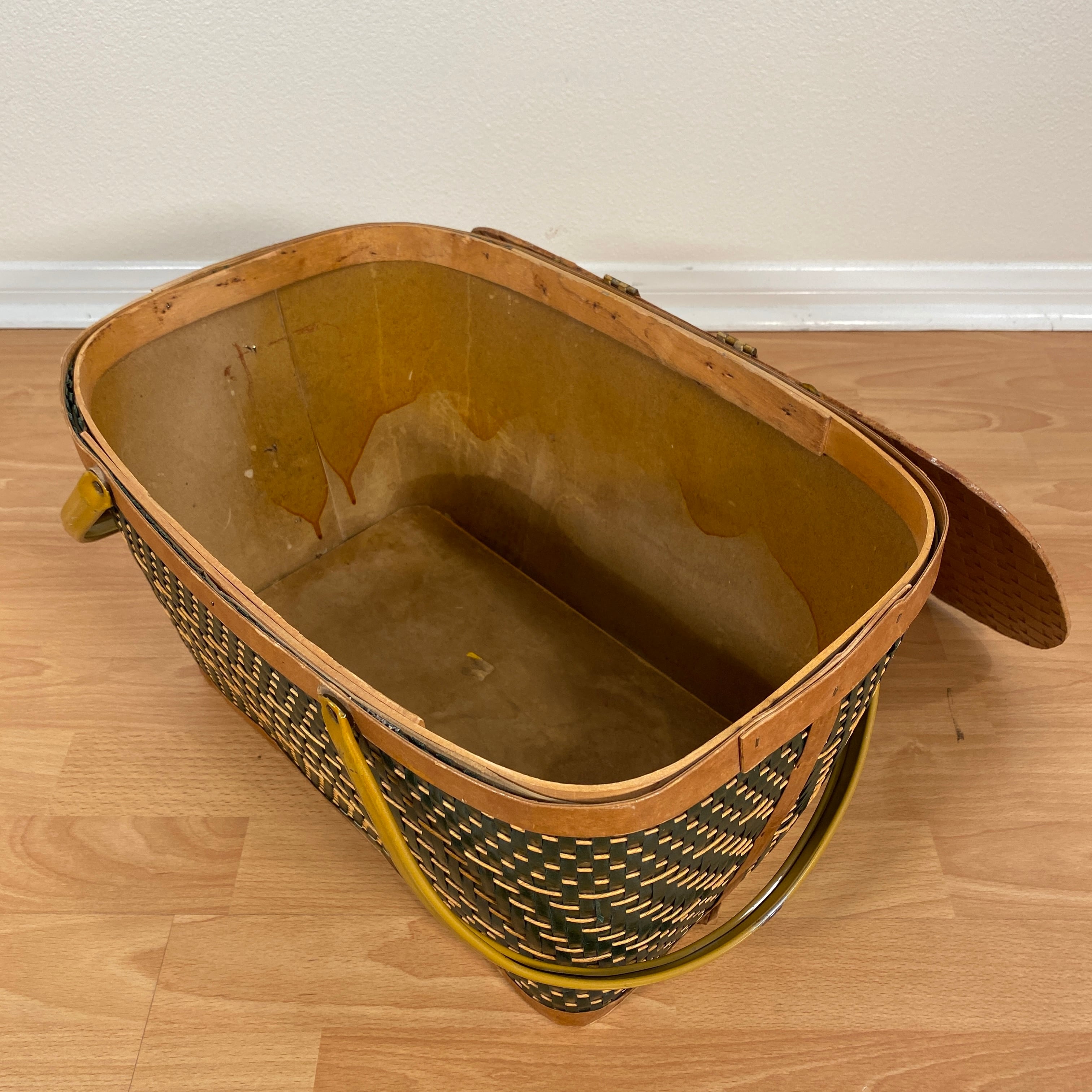 BURLINGTON社製 ビンテージ ピクニッ クバスケット