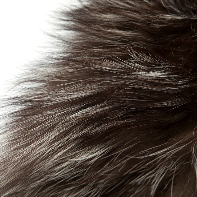 シルバーフォックス フォックス ファー ショール リアルファー 本皮