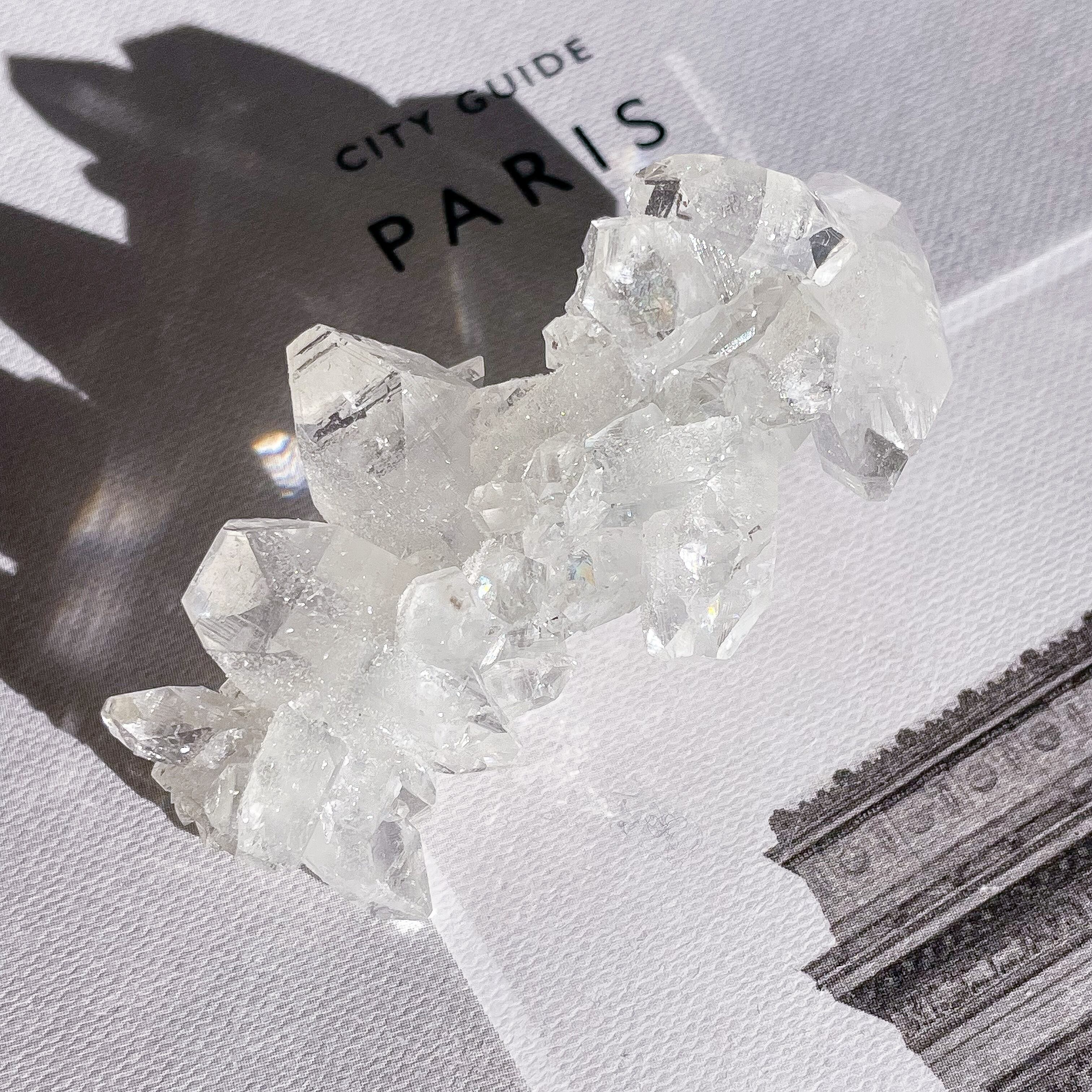 Druzy Apophyllite Cluster 1 ✧ ドゥルージーアポフィライト