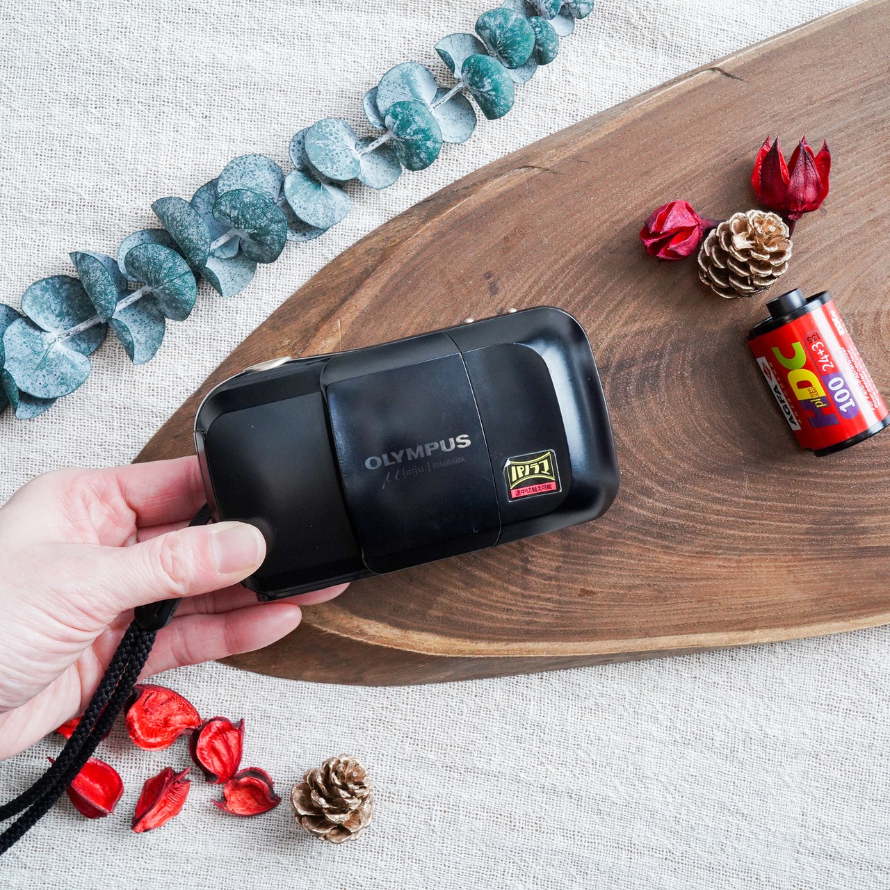 【Olympus】 μ  panorama Black 希少品　