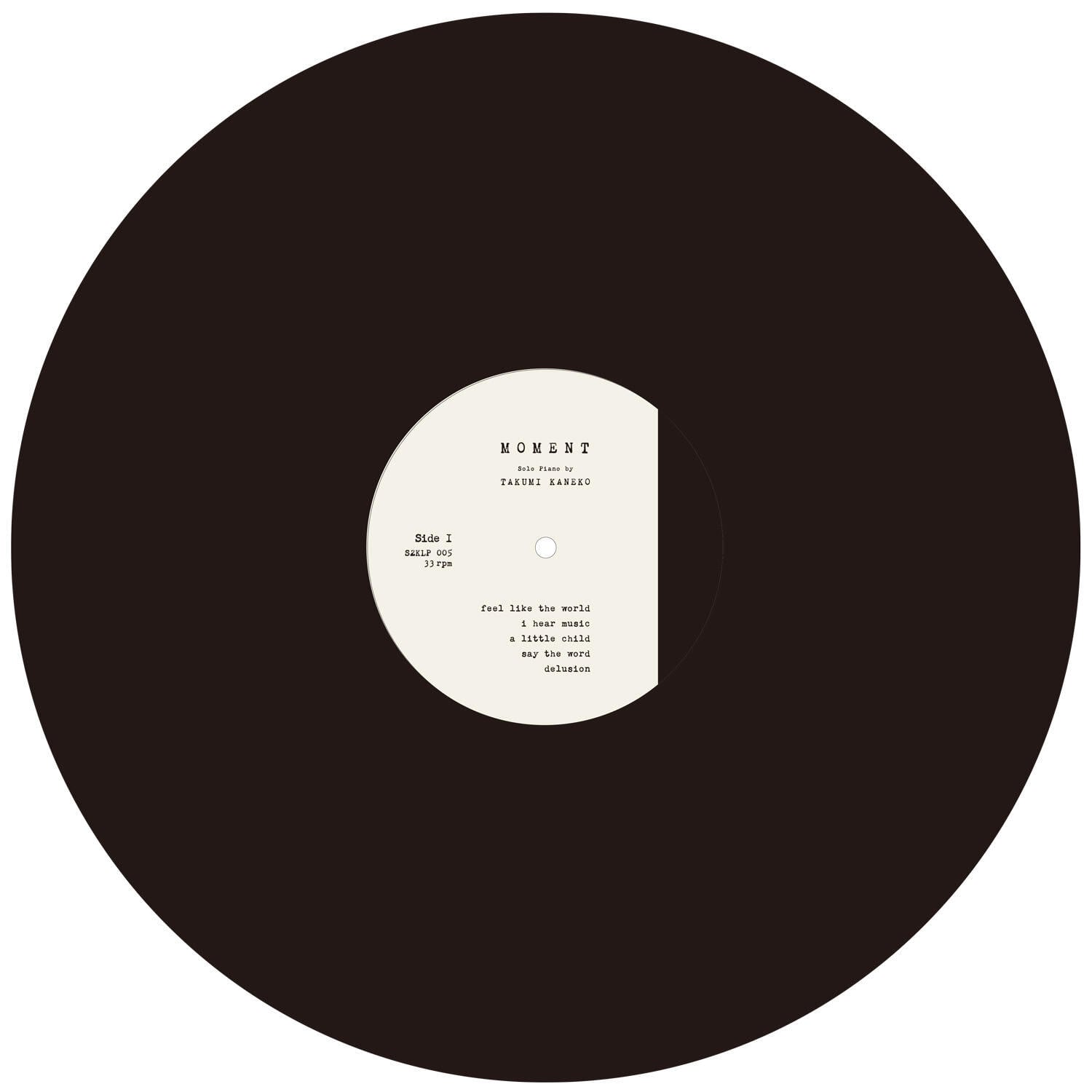 新品未使用 TAKUMI KANEKO 金子 巧 unwind　アナログ＋CD LP )TAKUMI KANEKO 金子巧/Moment 202412月20日発売PIANO
