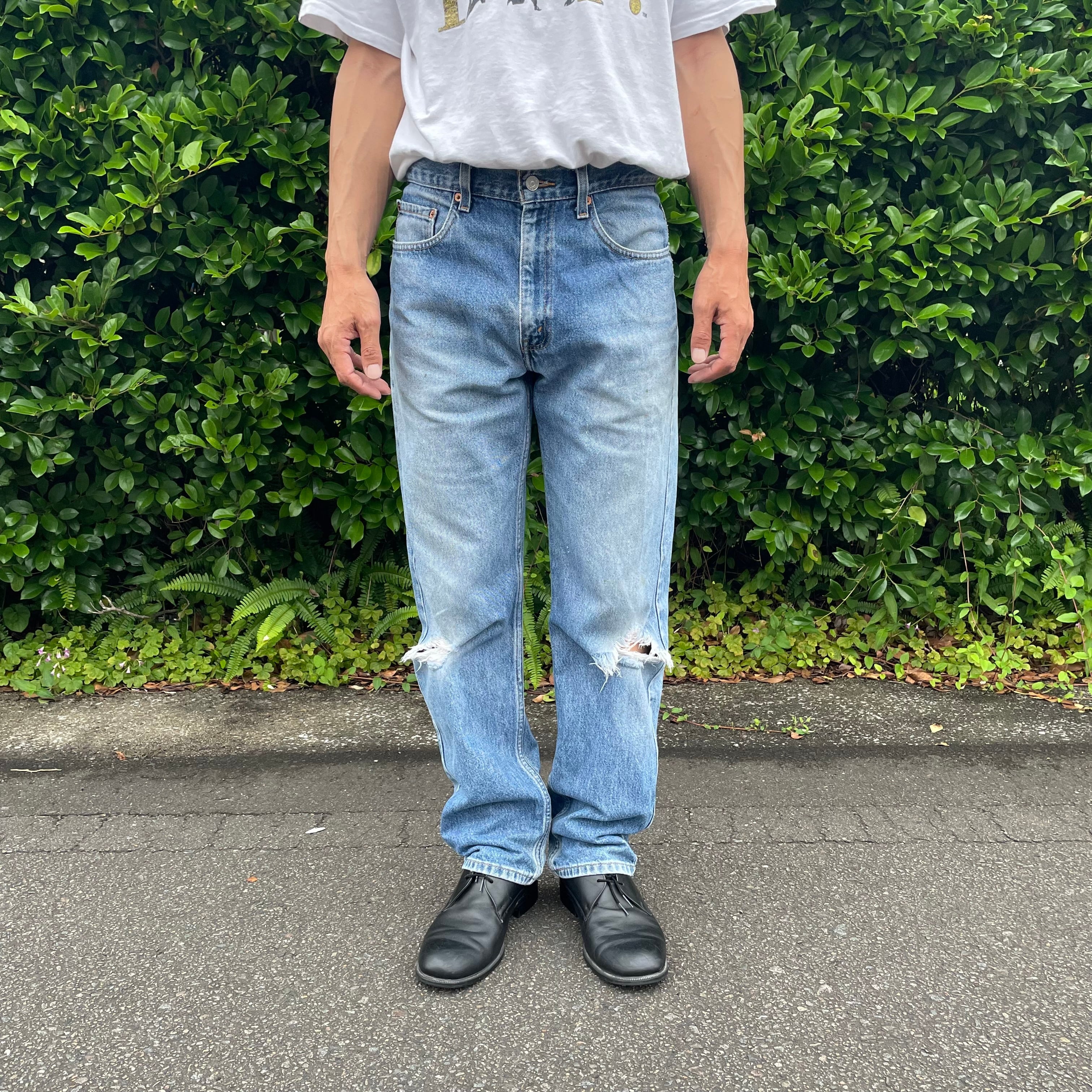 90s USA製 Levi's 505 リーバイス デニムパンツ W34 L32 ジーンズ G