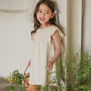 【少量再販】ピュアカラーカジュアルワンピース