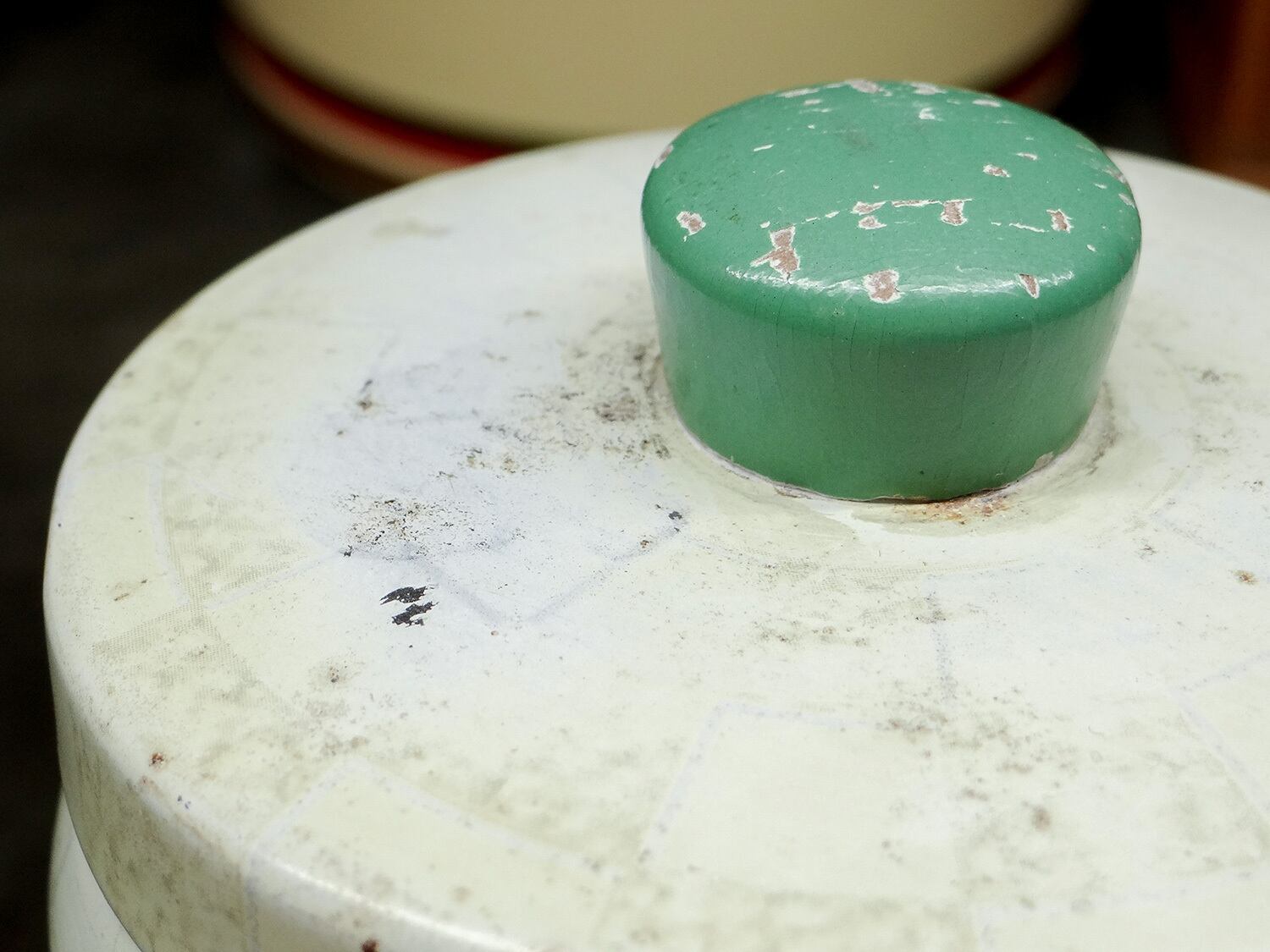 Vintage】イギリス製 キャンディー缶 6MB Container TIN缶 /f097