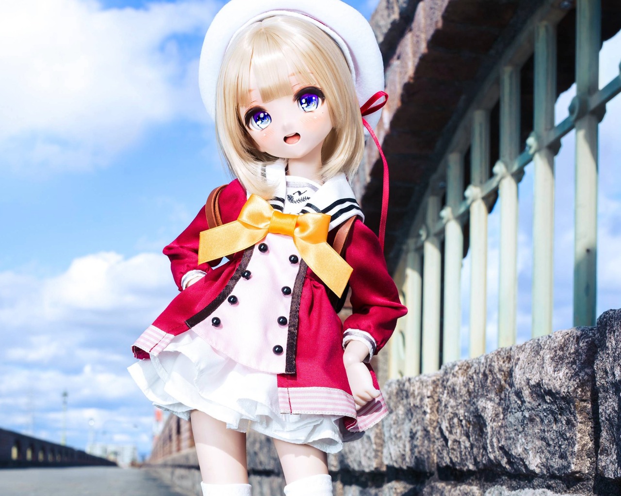 MDD / KUMAKO【私立ナナイロ学園・中等部制服（赤）】【Private Nanairo Junior High School - Uniforms (Red color) 】 - 1