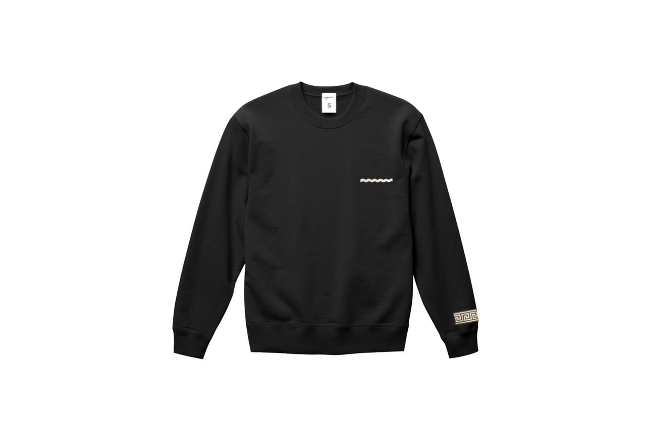 coguchi Clogo line sweat (BLK)