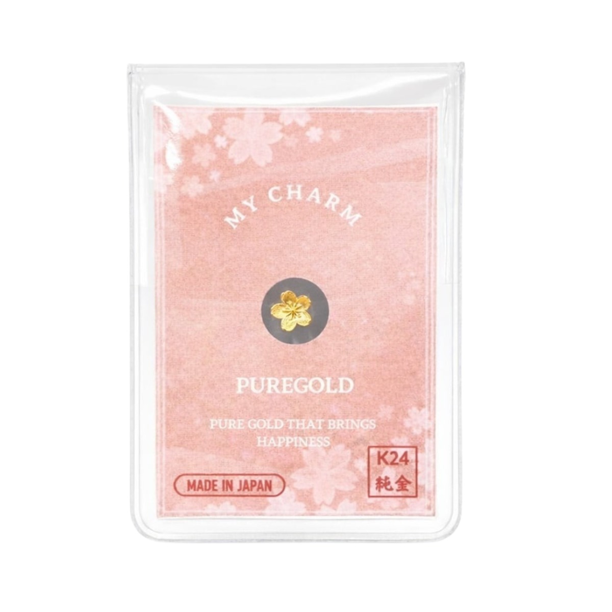 純金『桜の花びら』モチーフ 約0.1g (極小) 指先サイズの芸術品