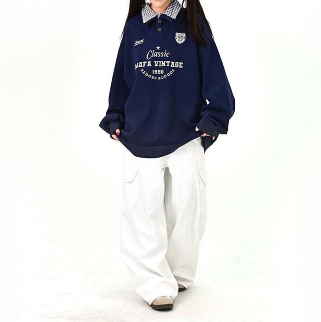 レトロカレッジミックスオーバーポロ
 2col   R01621