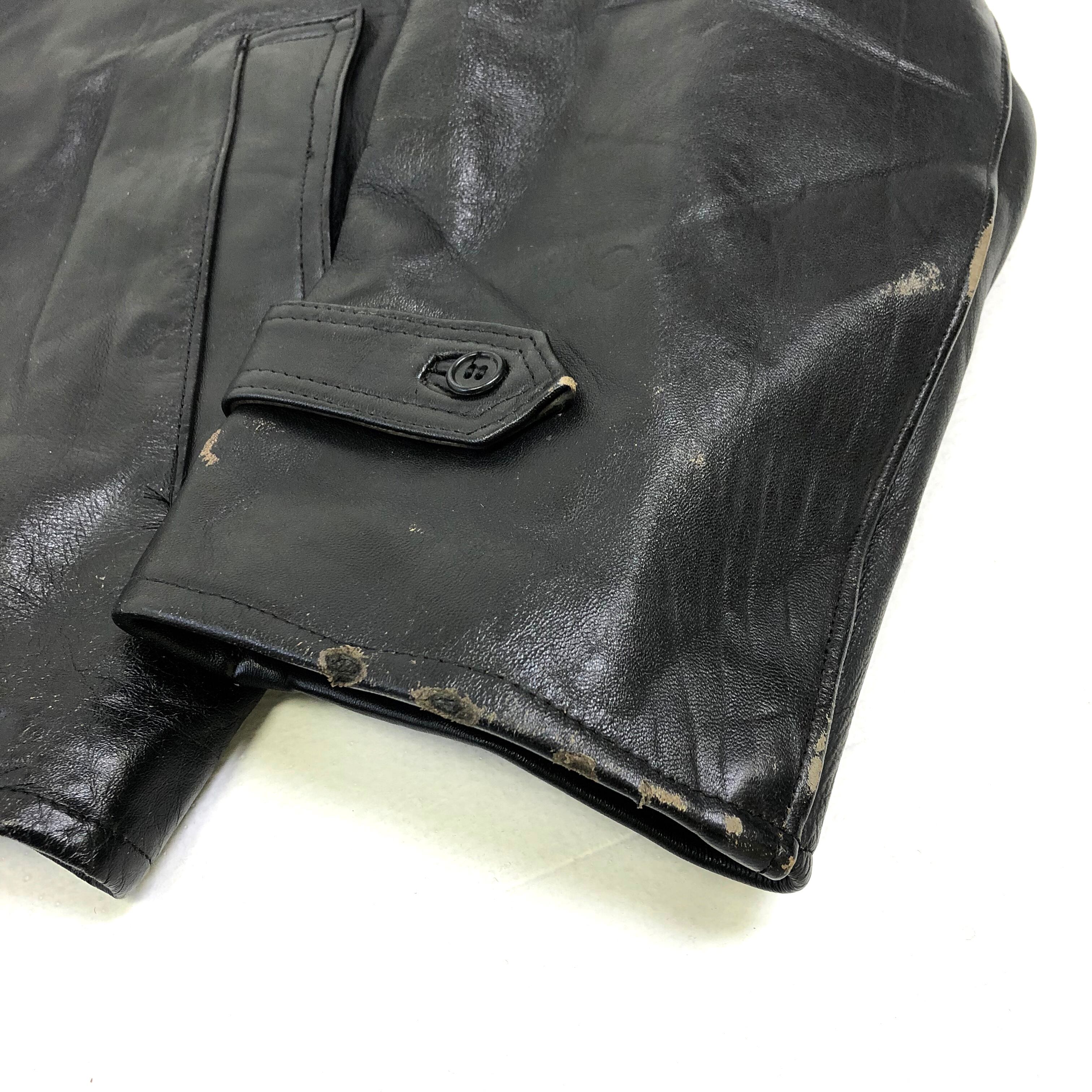 0229 / 1960's Corbusier jacket ブラック レザー コルビジェ