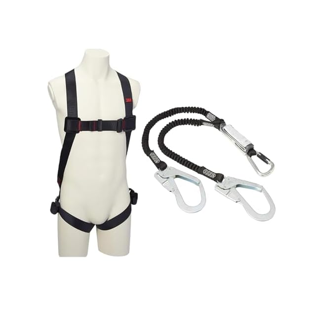 スリーエム] [新規格適合] フルハーネス 安全帯 伸縮式 ランヤード