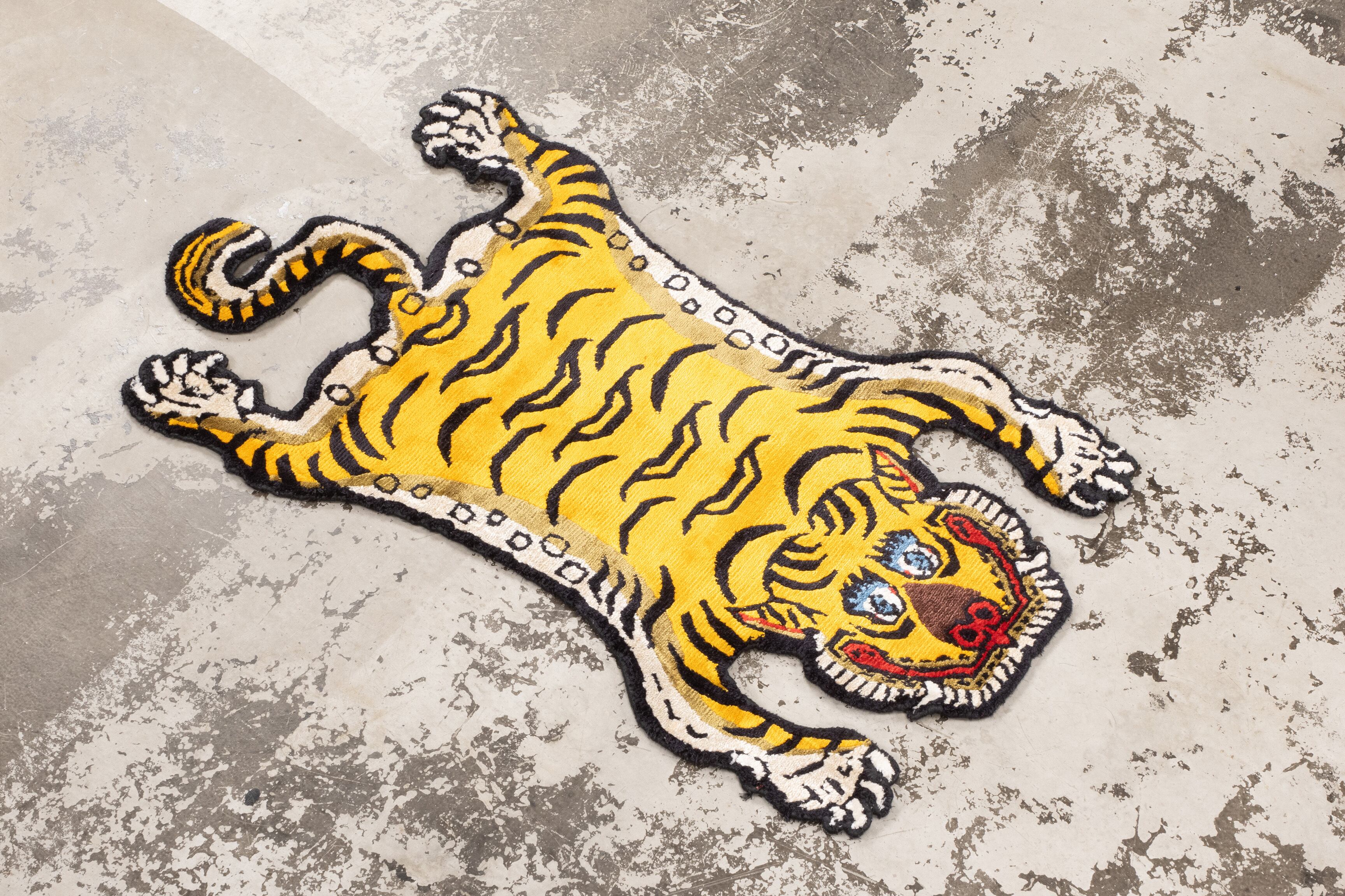 Tibetan Tiger Rug 《XSサイズ・シルク026》チベタンタイガーラグ