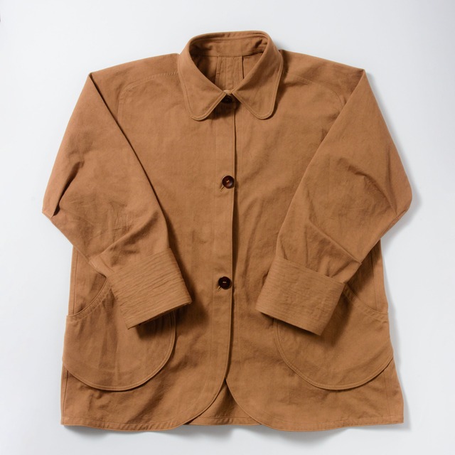 フレックスシャツジャケット (Flex shirt jacket) -柿渋染-