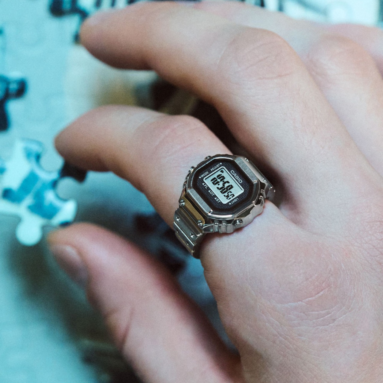 限定品☆CASIO CRW-001-1JR カシオウオッチ50周年記念 CASIO RING WATCH |