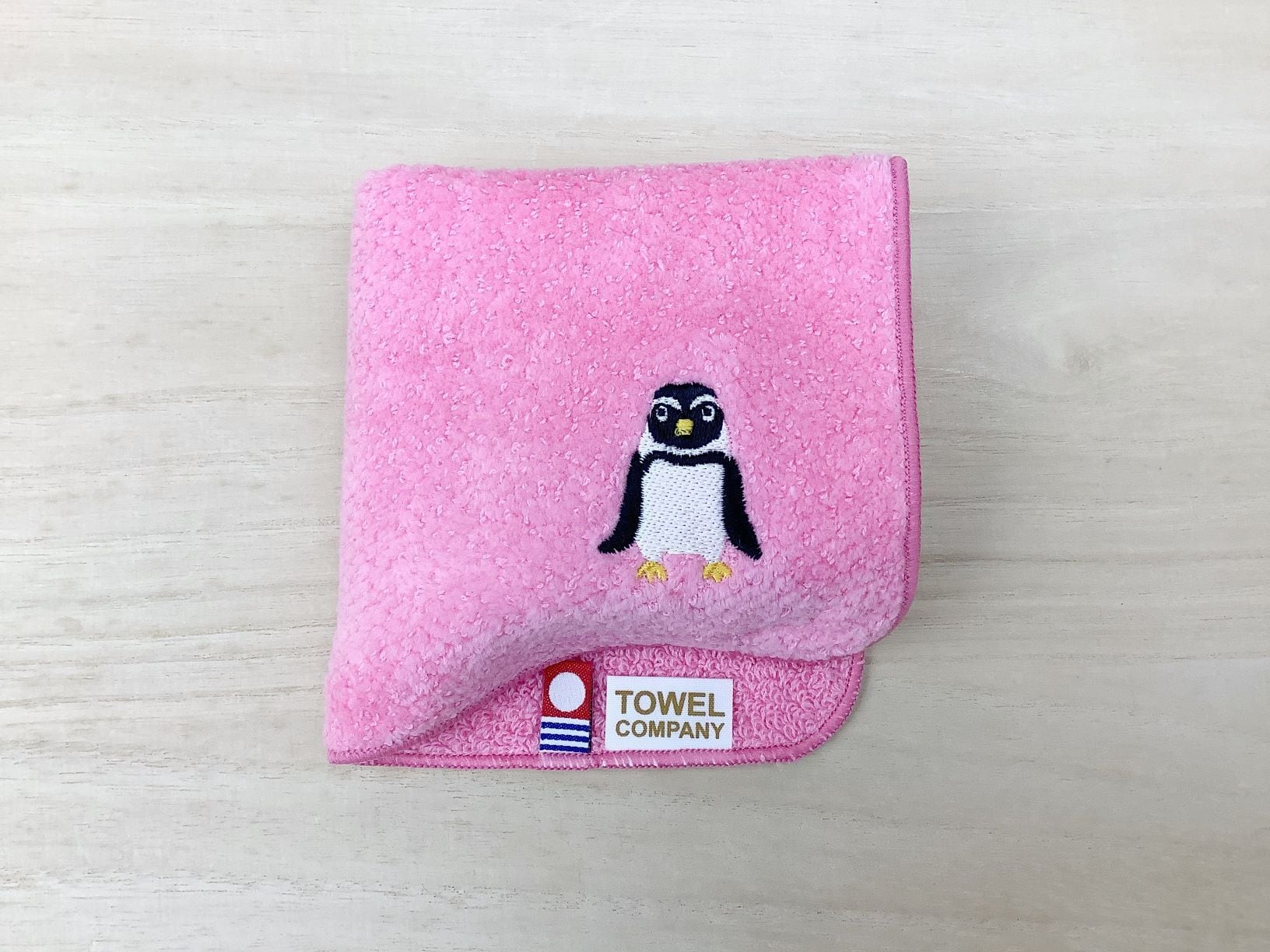 ハイメン 「今治タオルハンカチ」動物パレード ペンギン