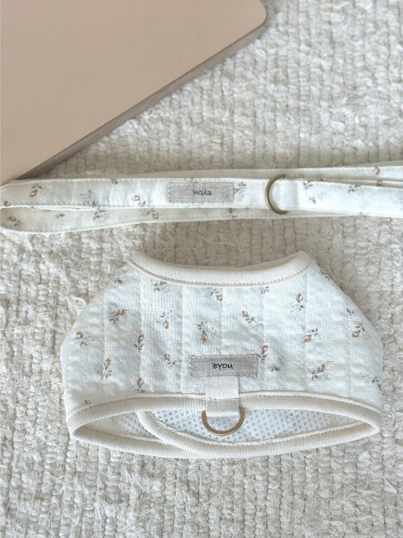 〈予約アイテム〉EYOU / ソフトデイズハーネス&リードセット - フラワー