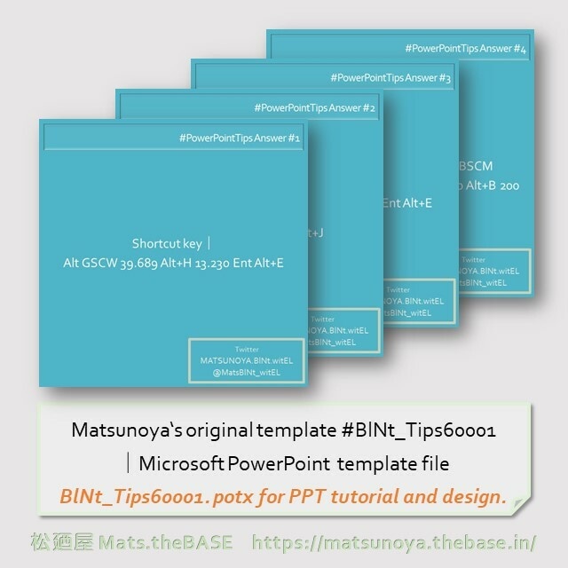 Matsunoya's original template #BlNt_Tips60001 | Microsoft PowerPoint Template (118KB)