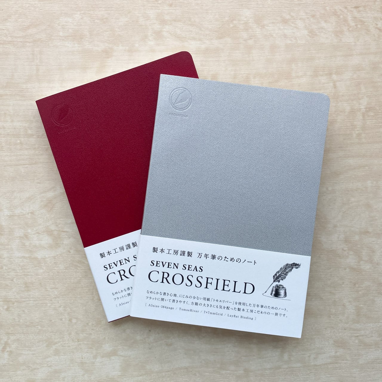 SEVEN SEAS CROSSFIELD / A5 / ワインレッド (限定色) | 渡邉製本