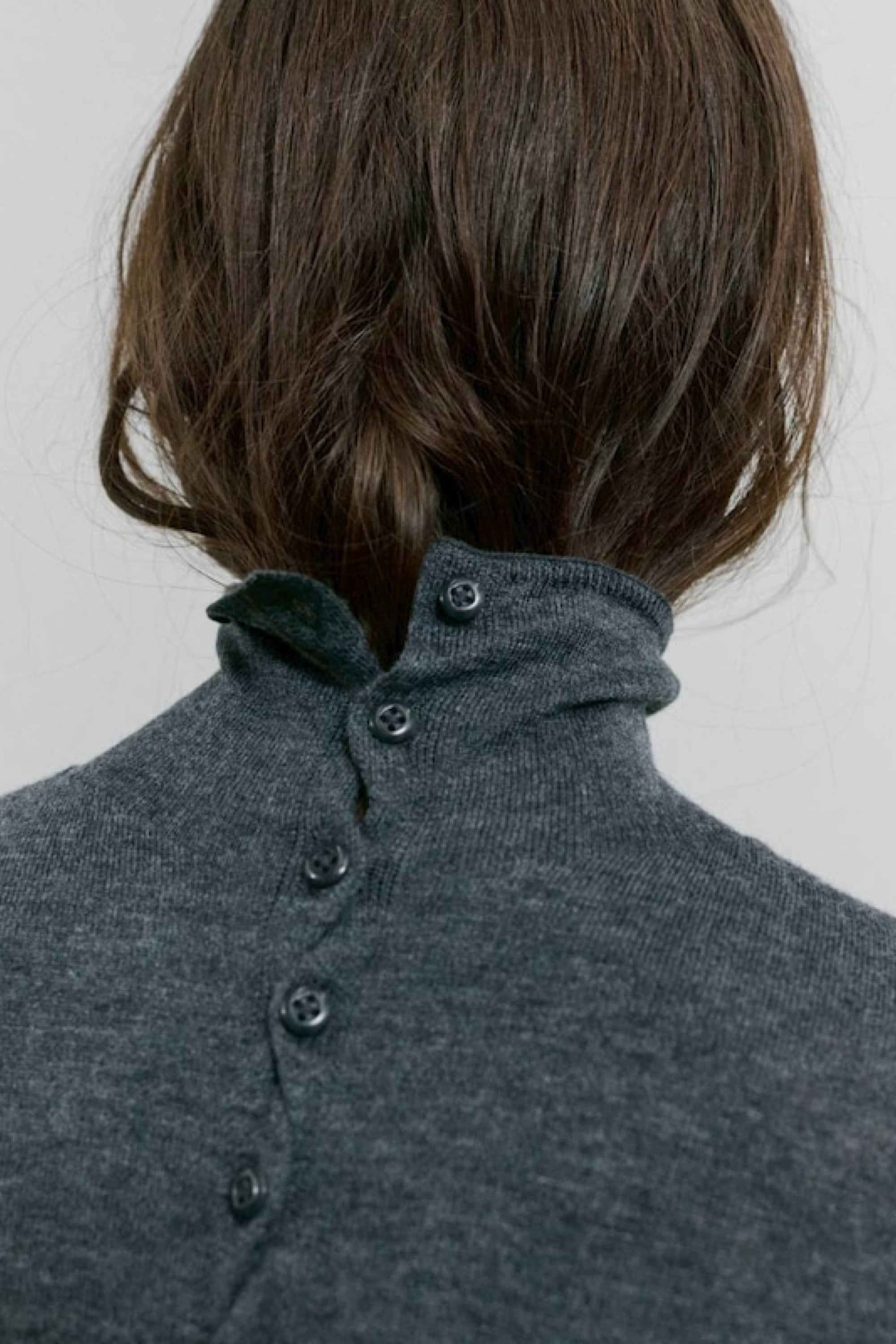 TODAYFUL Turtleneck Button Knit タートルネックボタンニット C/Gray